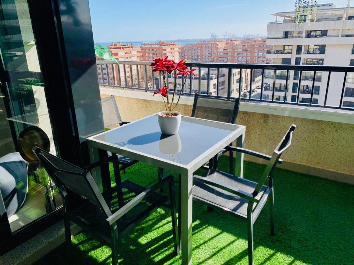 Non Stress Atico Duplex Con Vistas Al Mar Apartment Валенсия Екстериор снимка